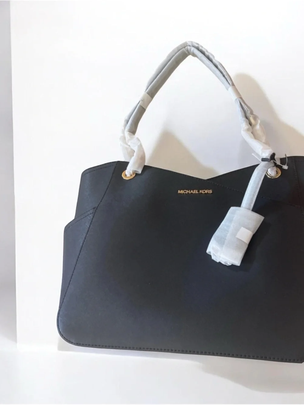NWT $558 Michael Kors Black Saffiano Leather Tote Bag
